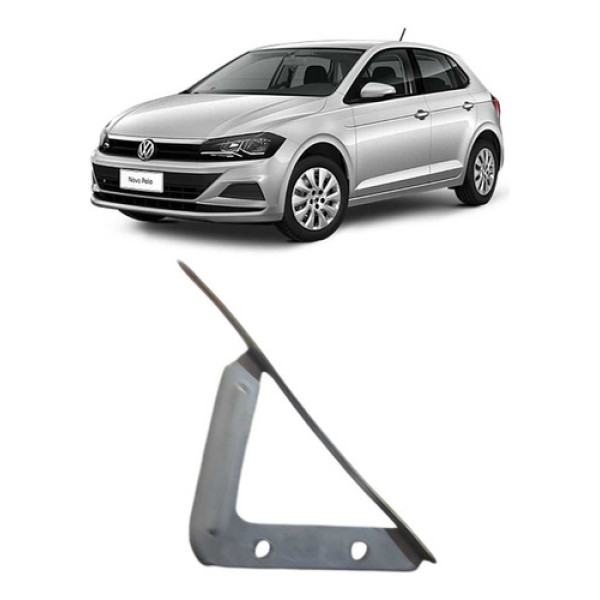 Suporte Escape Catalisador Up Polo Virtus 1.0 2020 A 2024 Prateado