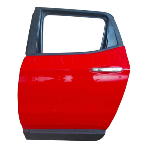 Porta Traseira Esquerda Toro 2016 2017 2018 2019 2020/... Traseira Esquerdo Vermelho