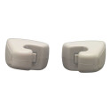 2 Grampo Presilha Suporte Quebra Sol Onix 2020 2021 2022/...