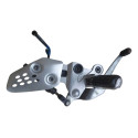 Bacalhau Direito Completo Yamaha Mt07 2015 2016 A 2018 Prateado