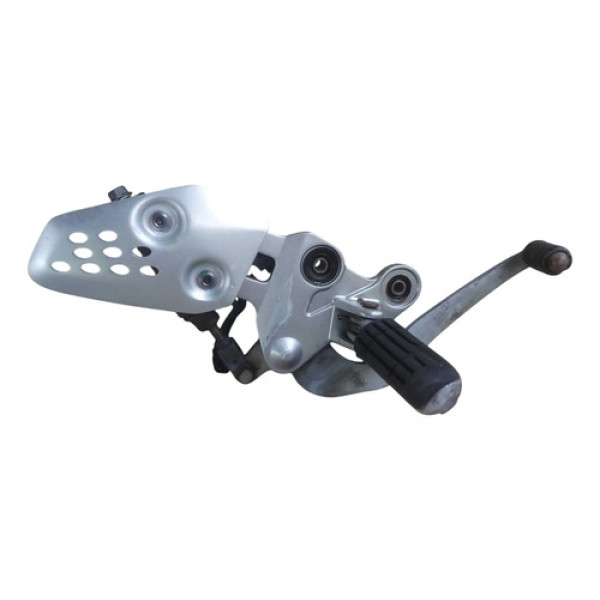 Bacalhau Direito Completo Yamaha Mt07 2015 2016 A 2018 Prateado