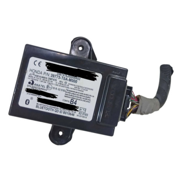 Módulo Bluetooth Cr-v 2.0 Aut 2012 A 2017 39775t0am000