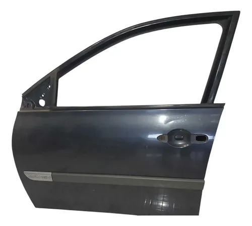Porta Dianteira Esquerda Megane 2007 A 2013 C/ Detalhe Dianteira Esquerda Preto