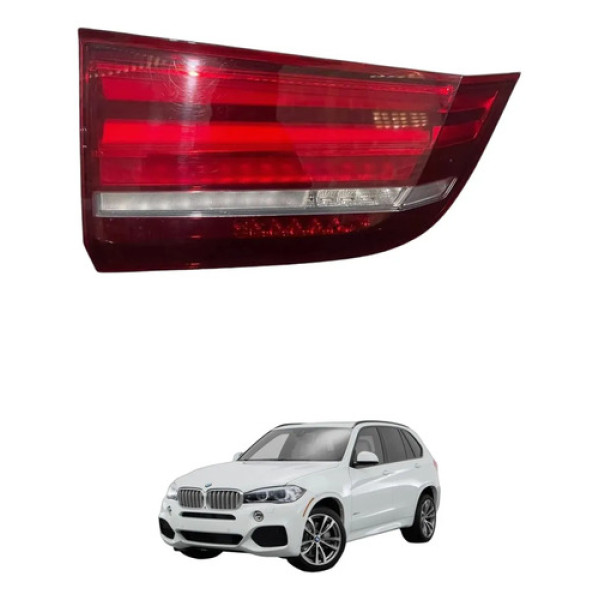 Lanterna Esquerda Tampa Traseira Bmw X5 2014 A 2017 Vermelho