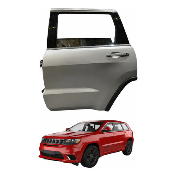 Porta Traseira Esquerda Jeep Gran Cherokee 2012 A 2015 Traseira Direito Preto