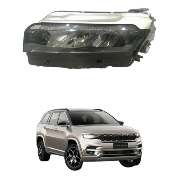 Farol Dianteiro Esquerdo Jeep Commander 2022 A 2025