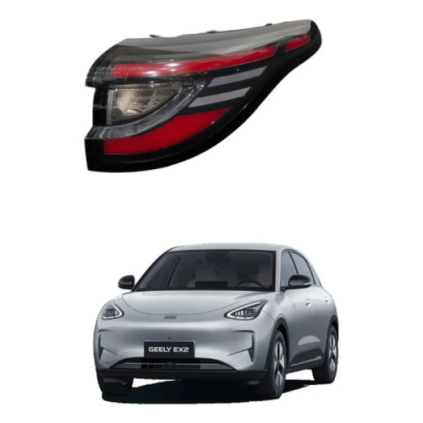 Lanterna Traseira Direita Geely Ex2 2025 2026 Vermelho