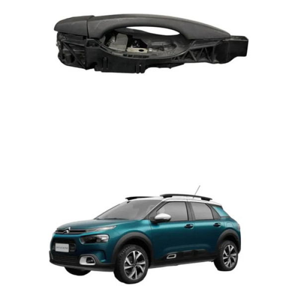 Maçaneta Externa Dianteira Direita C4 Cactus 2022 2024 Branco Dianteira