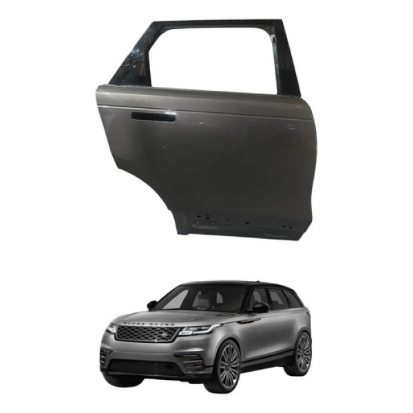Porta Traseira Direita Range Rover Velar 2018 A 2021 Traseira Direito Preto