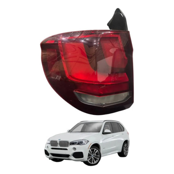 Lanterna Esquerda Traseira Bmw X5 2014 A 2017 Original  Vermelho