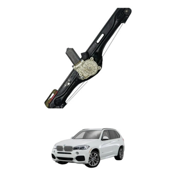 Máquina De Vidro Traseira Esquerda Bmw X5 F15 2014 2016