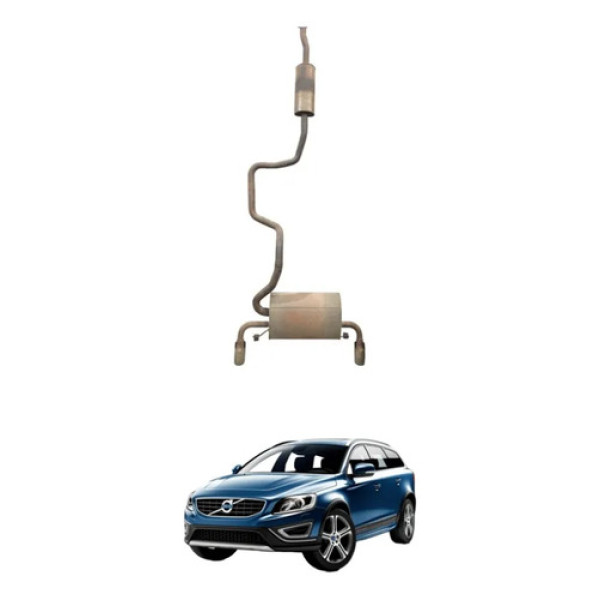 Escapamento Volvo Xc60 T5 2.0 2015