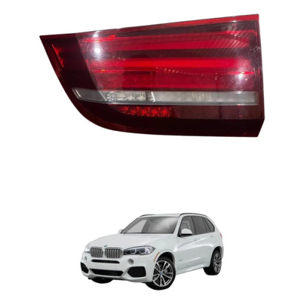 Lanterna Direita Tampa Traseira Bmw X5 2014 A 2017 Originall Vermelho