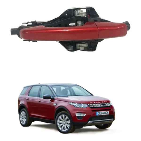 Maçaneta Externa Traseira Esquerda Discovery Sport 2015/2018 Preto Traseira