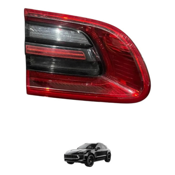 Lanterna Tampa Esquerda Porsche Macan S 2015 A 2018 Original