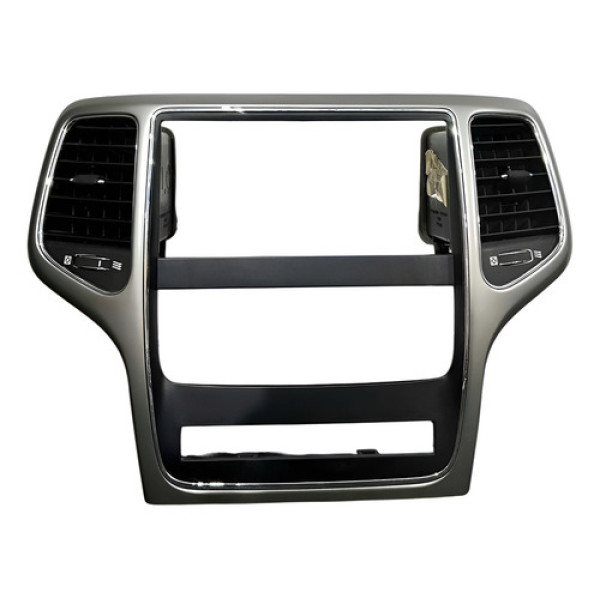 Moldura Central Multimidia Jeep Grand Cherokee 2013 Prata