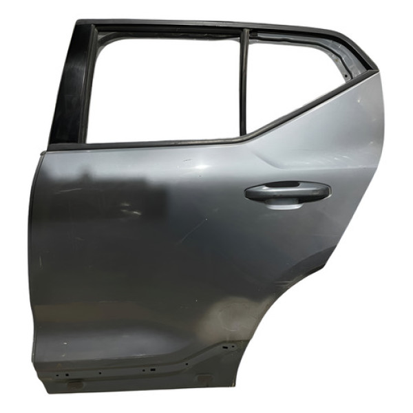 Porta Traseira Esquerda Volvo Xc40 Com Detalhe 2020/2022 Traseira Esquerdo Prateado