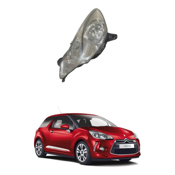 Farol Esquedo Citroën Ds3 1.6 Thp 2012 2013
