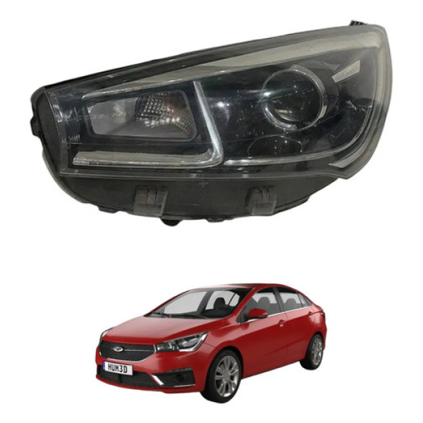 Farol Esquerdo Chery Arizzo 5 2019 A 2021