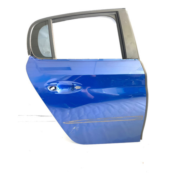 Porta Traseira Direita Peugeot 208 2022/2023 Original Traseira Direito Azul