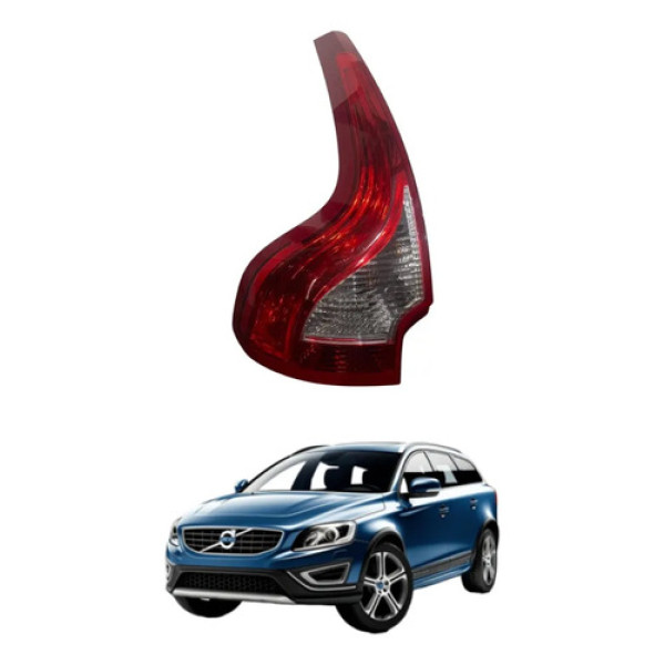 Lanterna Traseira Esquerdo Volvo Xc60 2014 A 2017 Vermelho