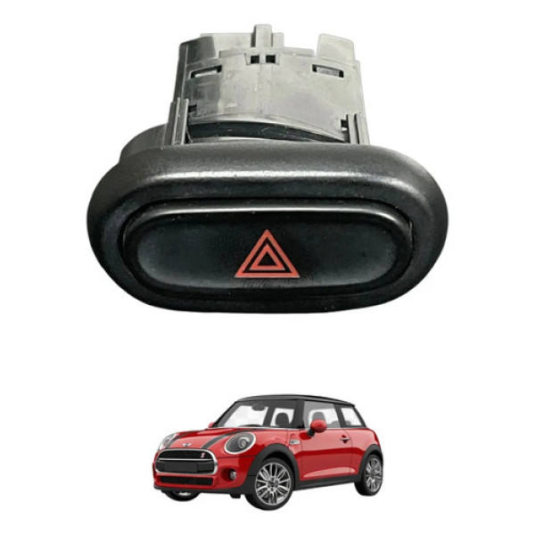 Botão Pisca Alerta Mini Cooper 2015 A 2019 Preto