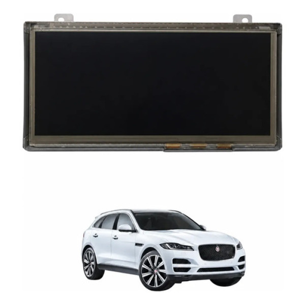 Tela Multimídia P/ Peças Jaguar F Pace 2017 A 2020 Preto