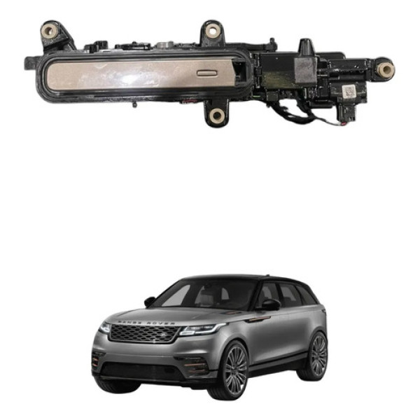 Maçaneta Externa Traseira Direita Velar 2018 2021 Preto Traseira