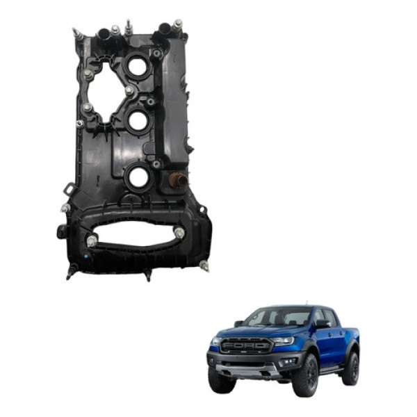 Tampa Valvula Direita Ford Ranger Raptor 3.0 V6 2023 A 2025 Cinza-escuro