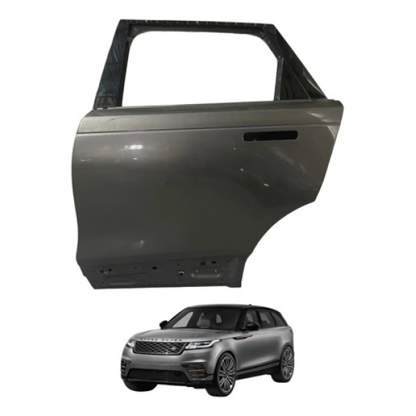 Porta Traseira Esquerda Range Rover Velar 2018 A 2021 Traseira Direito Preto