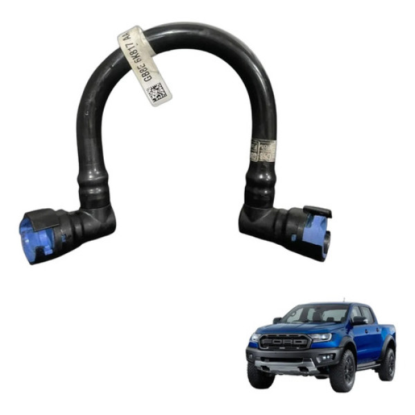 Respiro Tampa Valvula Direita Ford Ranger Raptor 3.0 V6 2023 Cinza-escuro