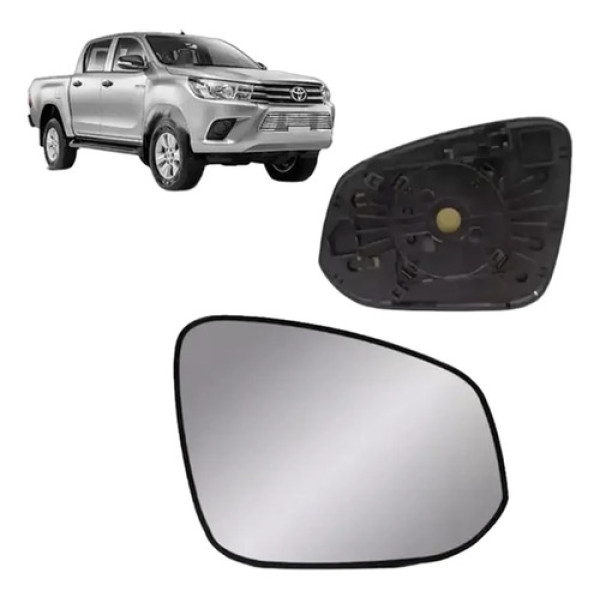 Espelho Lente Retrovisor Hilux 2016 A 2021 Direito Original