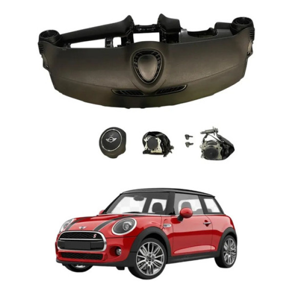Painel Tabelier Airbag Mini Cooper Top 1.5 2018 2019 Preto