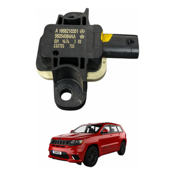 Sensor Impactoporta Dianteira Esq Jeep Gran Cherokee 2012 Preto