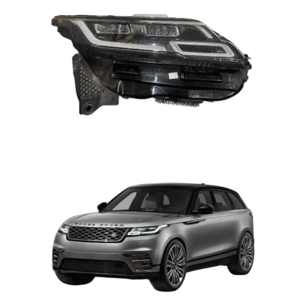 Farol Direito Range Rover Velar 2018 A 2021