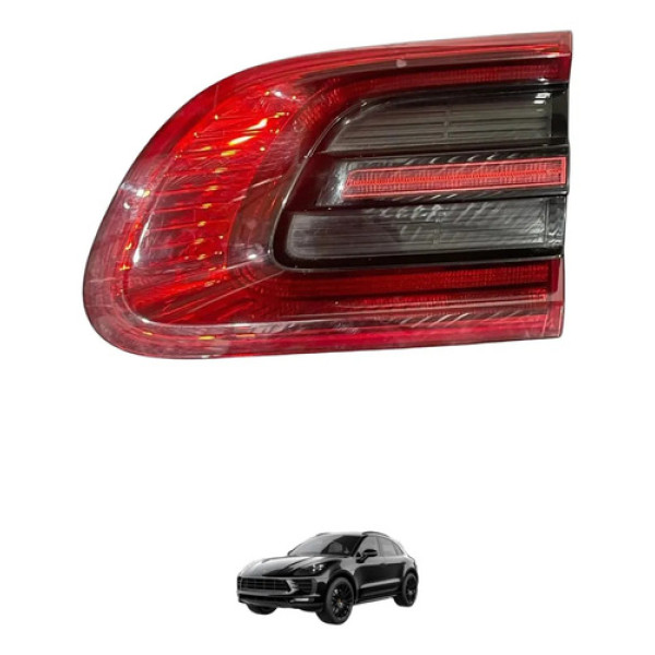 Lanterna Tampa Direita Porsche Macan S 2015 A 2018 Original Preto