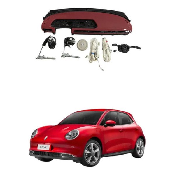 Painel Tabelier Kit Airbag Gwm Ora 03 Skin Gt 2023 A 2026 Preto