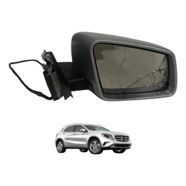 Retrovisor Direito Gla 200 1.6 C/lente Quebrada 2015 A 2018