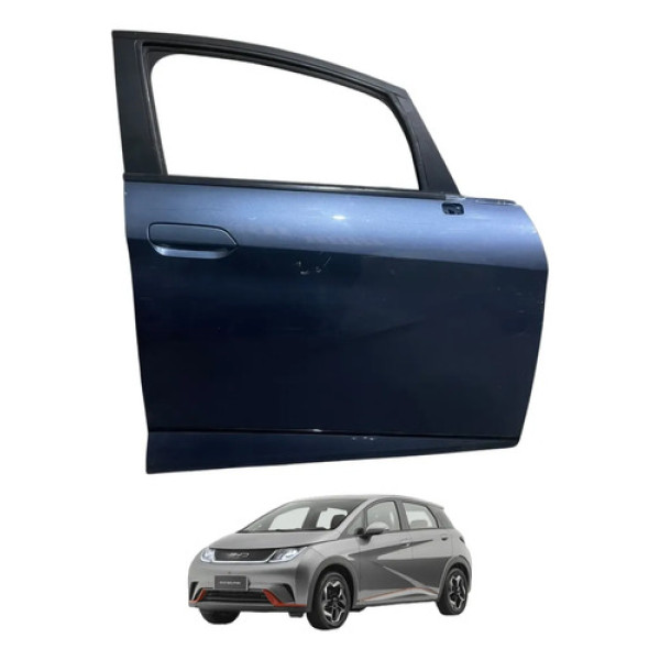 Porta Dianteira Direita Byd Dolphin Plus Gs 2023 A 2027 Dianteira Direito Preto