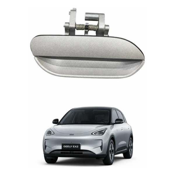 Maçaneta Porta Dianteira Direita Geely Ex2 2025 2026 Preto Dianteira
