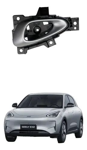 Macaneta Interna Porta Dianteira Direita Geely Ex2 2025 2026 Preto Dianteira