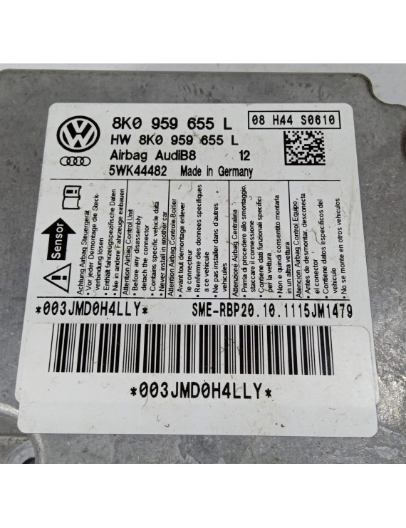 Módulo Airbag Audi A4 A5 2008 - 2016 / 8K0959655L   	 
