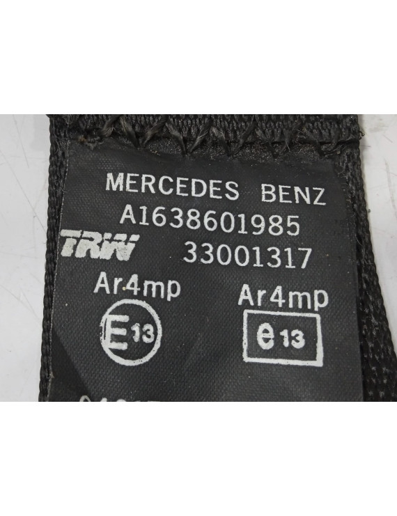 Cinto Segurança Traseiro Esquerdo Mercedes ML 500 2004 2005 2006 / a1638601985