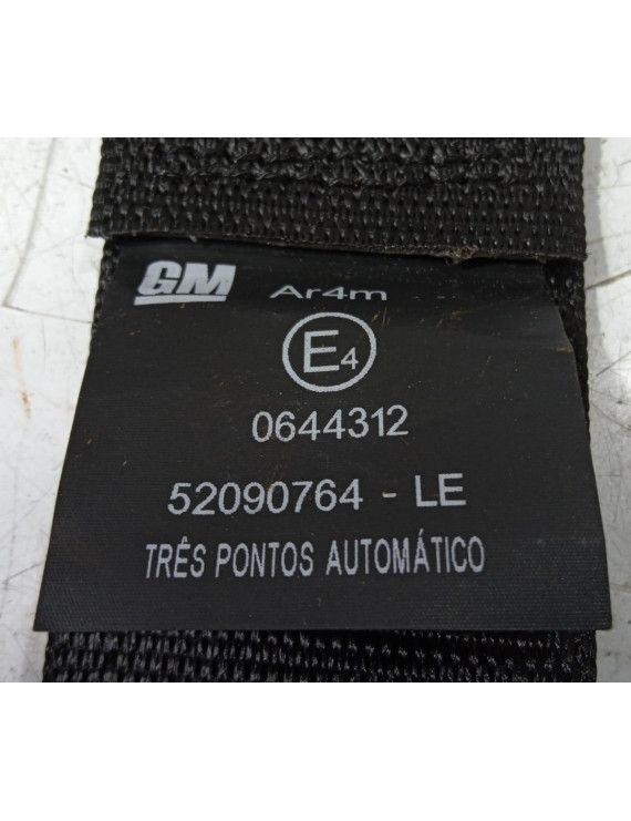 Cinto Segurança Traseiro Esquerdo Onix 2013 - 2019 / 52090764