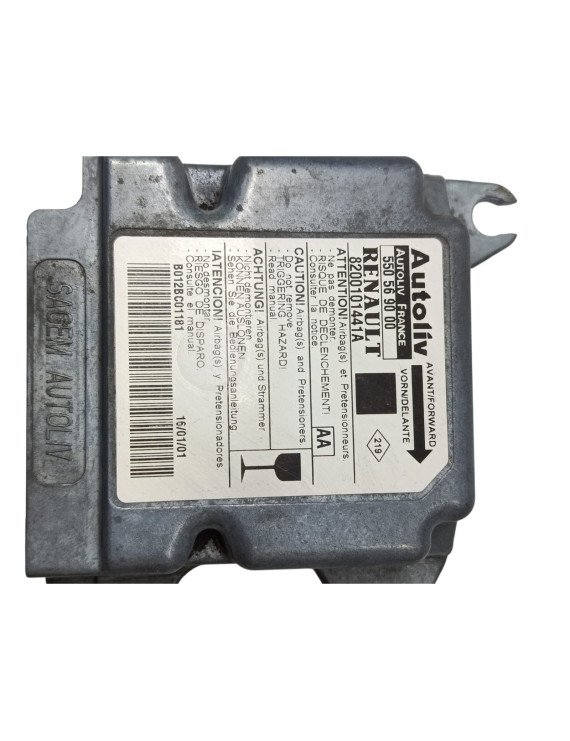 Módulo AirBag Renault Scenic 2001 - 2007 SEM COLISÃO / 8200101441A / 550569000  