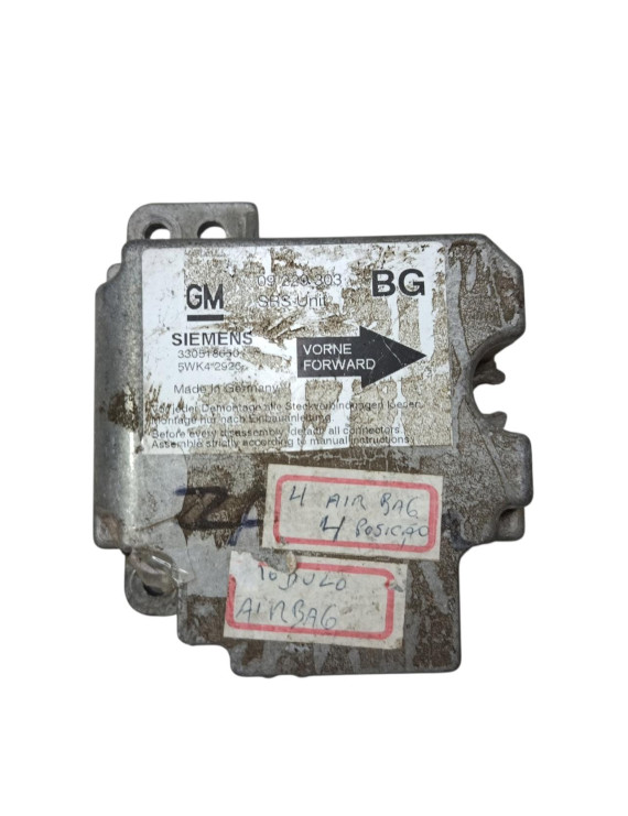 Módulo Airbag Zafira 2005 - 2010 09229303 NECESSITA RESET