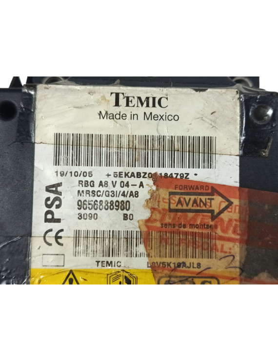 Módulo Airbag C3 1.6 16V 2004 - 2012 / 9656888980  NECESSITA RESET