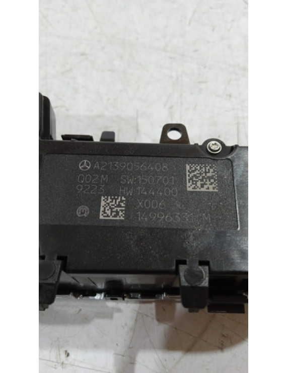 Botão Controle Mídia Botão Alerta Mercedes E300 C180 2020  Preto