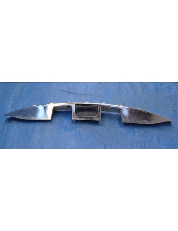 Friso Moldura Tampa Traseira Peugeot 407 2005 Prateado
