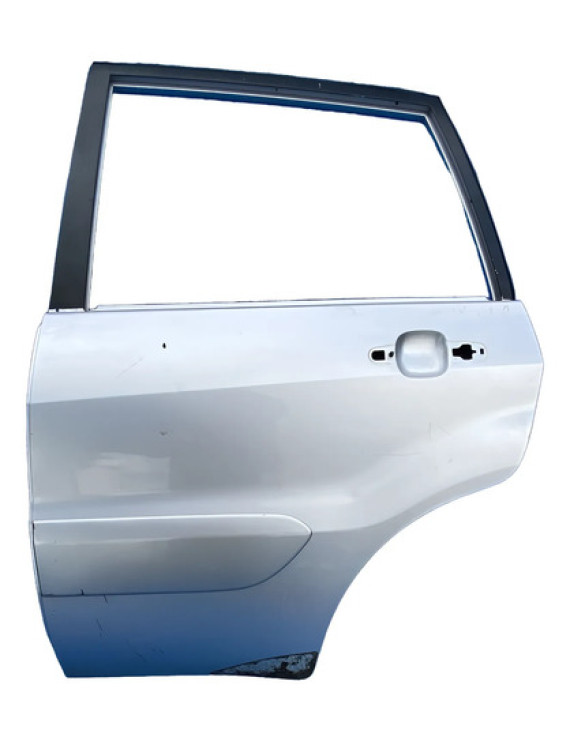 Porta Traseira Esquerda Rav4 2000 Á 2005 Traseira Esquerdo Prateado